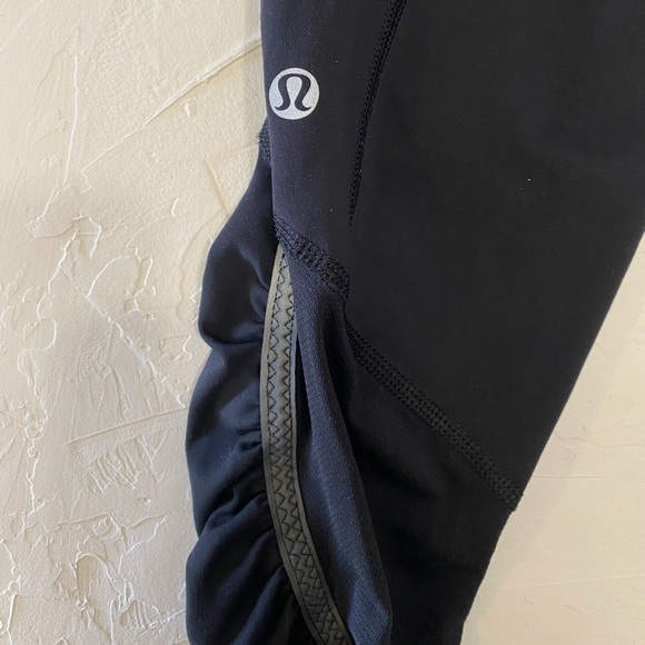 LULULEMON Run For Your Life Crop Black Leggings - Picture 4 of 13